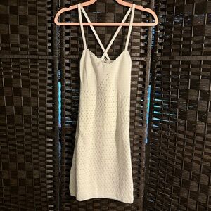 MNG White Crochet Dress US Size 2
